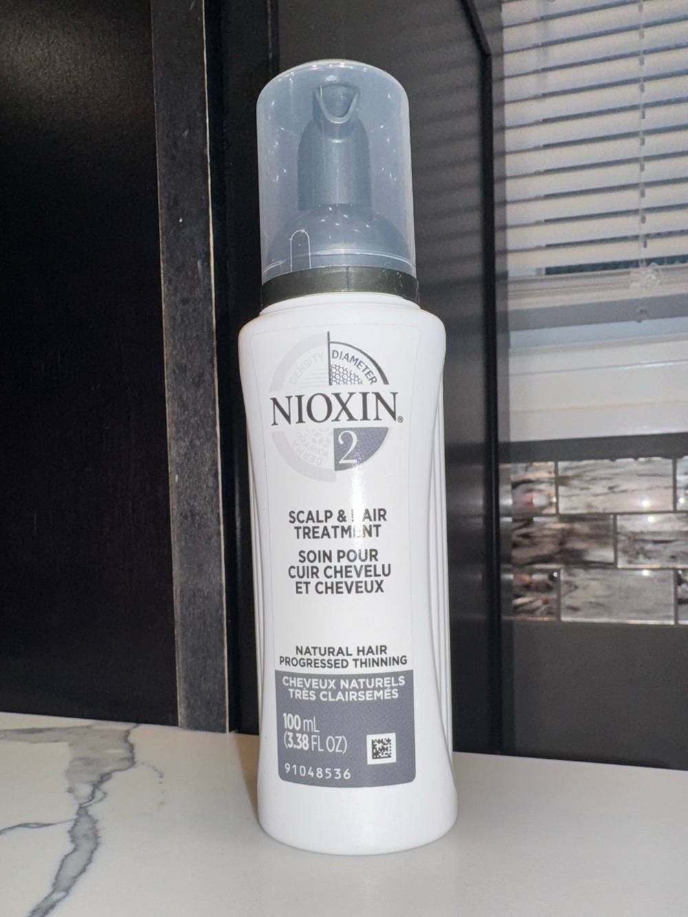 Nioxin System 2 Scalp & Hair Treatment 100 mL–Natural Hair, Progressed Thinning